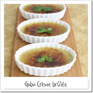 牛蒡のクレームブリュレ